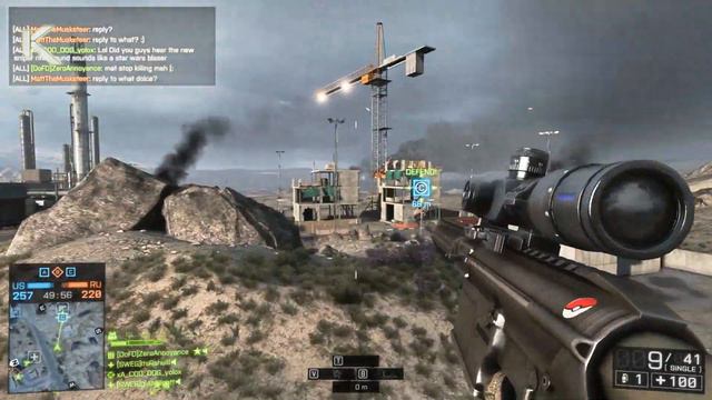"Naval Strike" Sr 338 Sniper DMR Gameplay & How To Unlock - Battlefield 4 (BF4) Sr338 смотреть онлайн