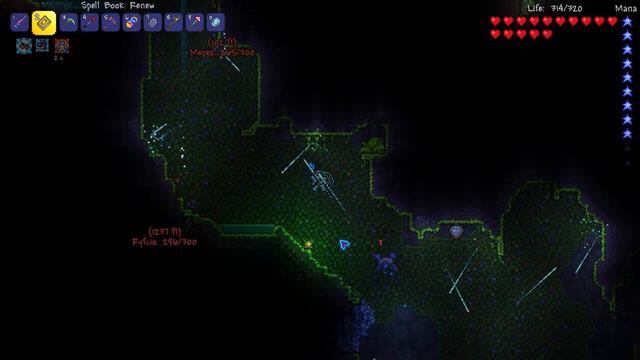 Terraria na Modach: Healer Class #14 - Granit i marmur (Ryfek, Mangetsuu i Merez) смотреть онлайн