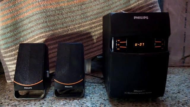 PHILIPS 2.1 speaker MMS 2550f sound test смотреть онлайн