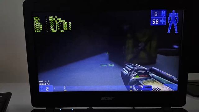 Can it play? Unreal Tournament GOTY - Acer Aspire ES 11, Pentium N3700 смотреть онлайн