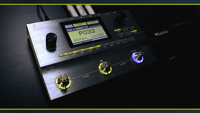 Гитарный процессор Mooer GE 200 - 50+ заводских пресетов - 50+ Factory Presets смотреть онлайн
