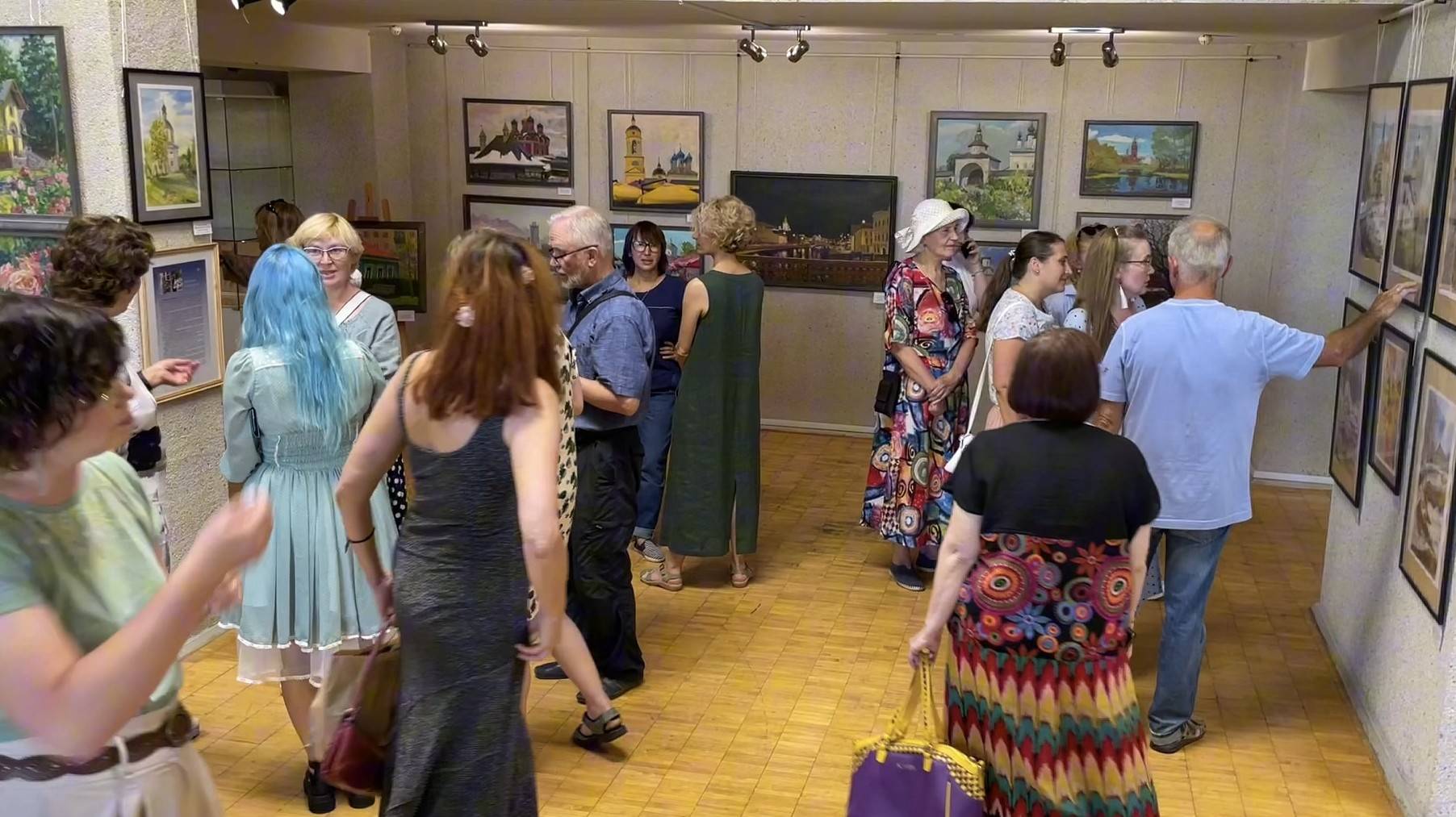 ЗАРИСОВКИ ПЛЕНЭРИСТОВ. Выставка участниц Пленэра на Морозовской даче А.Маньковской и О.Костиковой смотреть онлайн