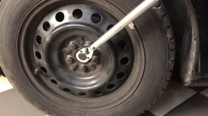 Насадка гайковерт Matrix Проверка динамометрическим ключом.