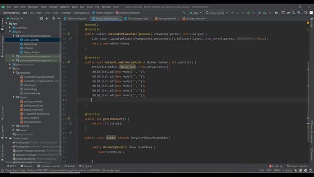 Nested RecyclerView | Make Layout like Play Store | Android Studio Tutorials смотреть онлайн