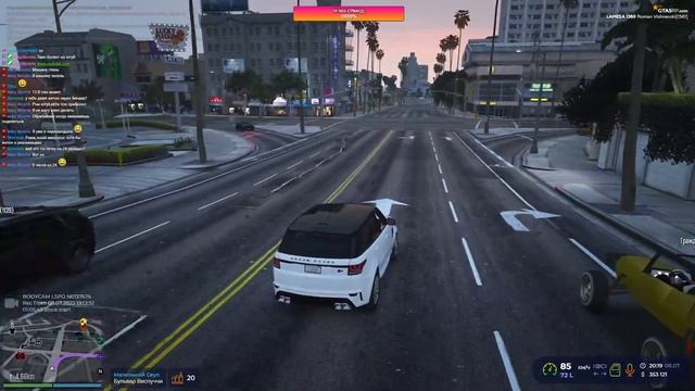 GTA 5 RP Lamesa Сотрудник LSPD в патруле. День 59  24 часа стрима. Достижение в копилку