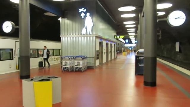 Sweden: The Arlanda Express, Serving Stockholm Arlanda Airports North & South Terminals