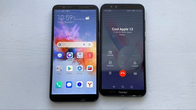 Honor 7X vs Honor 9 Lite/ Incoming & outgoing calls ( only Ringtones) смотреть онлайн