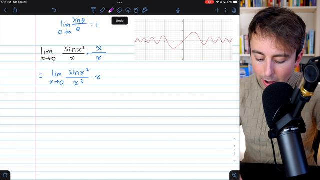Limit of sinx^2/x as x approaches 0 | Calculus 1 Exercises смотреть онлайн