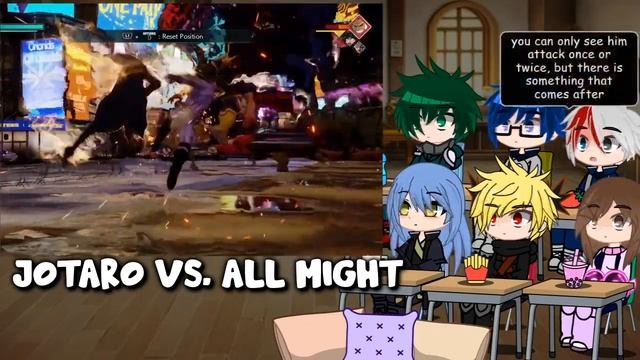 MHA/BNHA+Rimuru Reacts To Jotaro Kujo VS. All Might || Gacha Club || смотреть онлайн