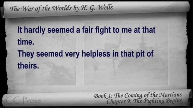 Book 1 - Ch 09 - The War of the Worlds by H. G. Wells - The Fighting Begins смотреть онлайн