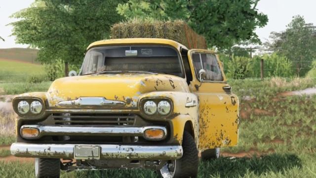 Farm Sim News! Chevy Apache, Landoll Trailer, 82 Studio Is Back! смотреть онлайн