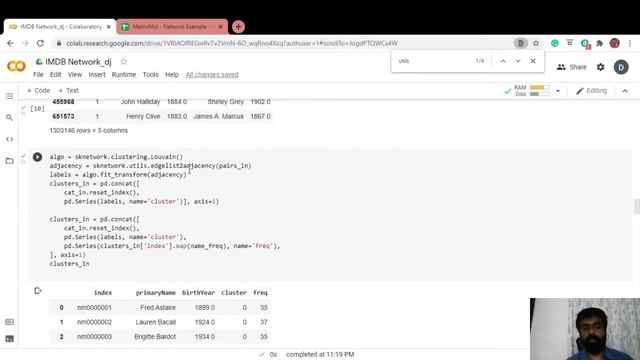 Modern tools to simplify deep learning models- Cluster the network of actors смотреть онлайн