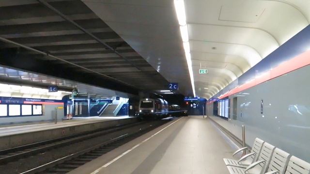 Züge/Trains Wien Hauptbahnhof (Vienna Central Station) | R, Westbahn, RailJet, S-Bahn | Part 2 смотреть онлайн