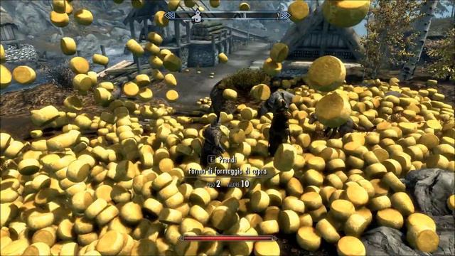 The Elder Scrolls: Skyrim 3250 CHEESE!!! + GLITCH + GAME CRASH!!! On G73sw