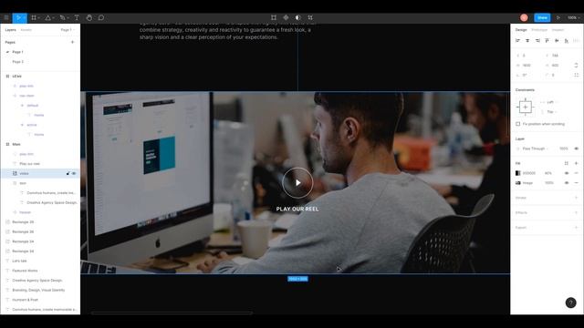 Дизайн сайта в Figma | Creative Agency | Минимализм [Speed Art] смотреть онлайн