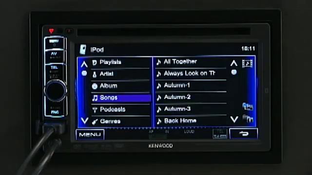 Kenwood DDX 3028 / 4028BT - iPod Control смотреть онлайн