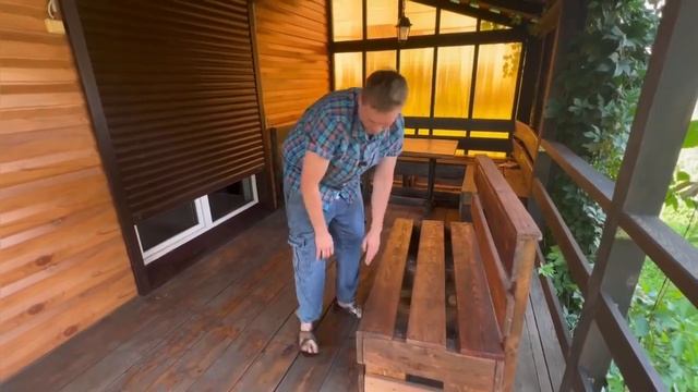 Садовая мебель своими руками из подручных материалов. смотреть онлайн