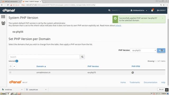 cPanel Howto Change PHP Version Of Your Website смотреть онлайн