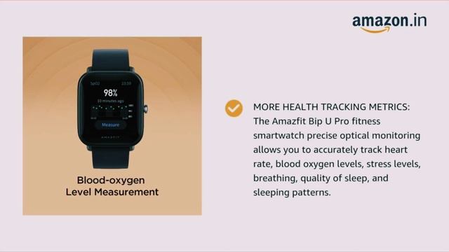 Amazfit Bip U Pro Smart Watch with Built-in Alexa, Built-in GPS, смотреть онлайн