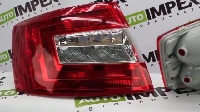 Skoda Octavia A7 2013-2017 года. Фонари задние ламповые смотреть онлайн