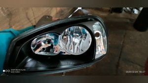 Свет на Калине - пушка. + Лёгкий тюнинг фар. Убераем блики и засветы. #ЛадаКалина #Автолайвхак