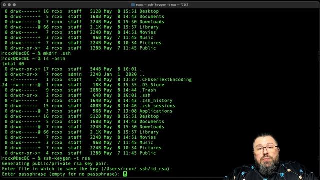 DecBC - Tutorial 01 - Creating SSH keys смотреть онлайн
