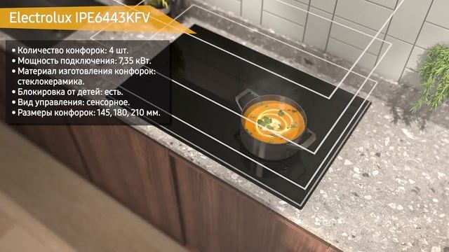 Индукционная варочная панель Electrolux IPE6443KFV смотреть онлайн