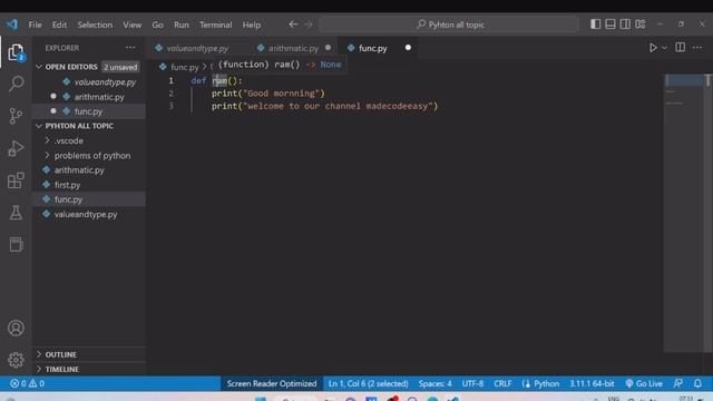 FUNCTION IN PYTHON Is Essential For Your Success. Read This To Find Out Why IN HINDi смотреть онлайн