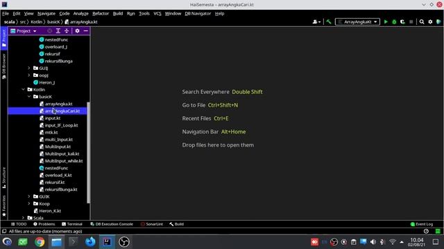Array (larik) satu dimensi di Java, Kotlin dan Scala + code смотреть онлайн
