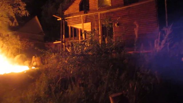 Пожар соседского дачного домика 24.08.2018 г. смотреть онлайн