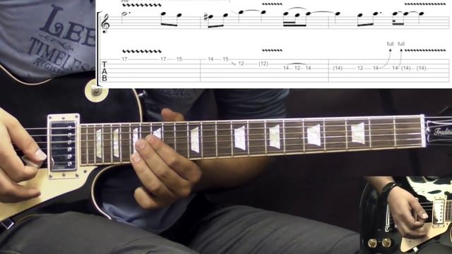 Carcass - Firm Hand - Solo Metal Guitar Lesson (w/Tabs) смотреть онлайн
