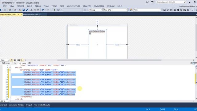 Mastering WPF || Wrap Panel || In Urud/Hindi смотреть онлайн