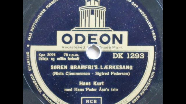 Søren Bramfris lærkesang (Nu går våren gennem Nyhavn) - Hans Kurt; Hans Peder Åse 1954 смотреть онлайн