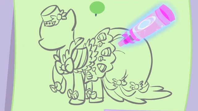 Песня Rarity. Искусство шитья.