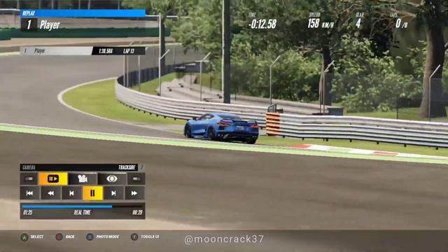 Chevrolet Corvette Stingray Time Attack at Monza 1:38:586 - Project Cars 3 смотреть онлайн