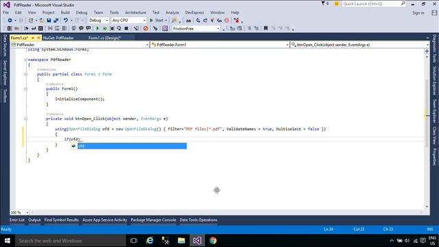 C# Tutorial - How to Read a PDF file | FoxLearn смотреть онлайн