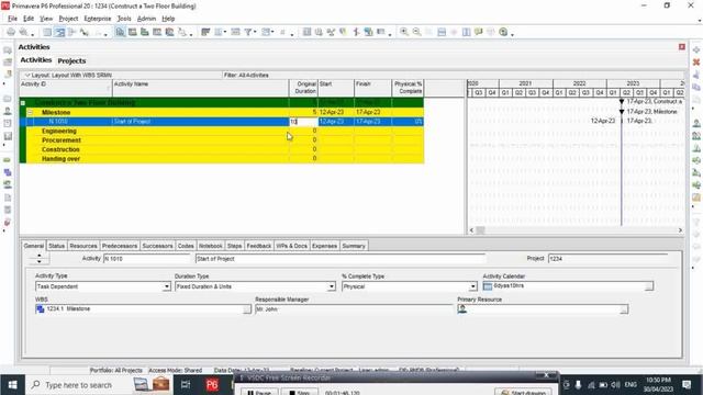 10. How to Create Activity / Secret to Adding Activity in Primavera P6 смотреть онлайн