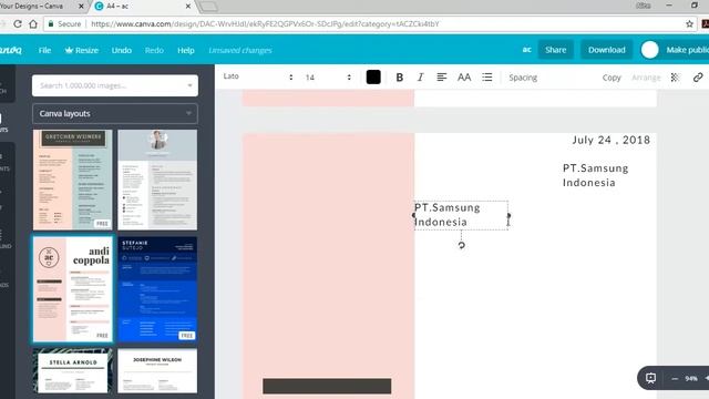 Make A Good Cover Letter with Canva.com смотреть онлайн