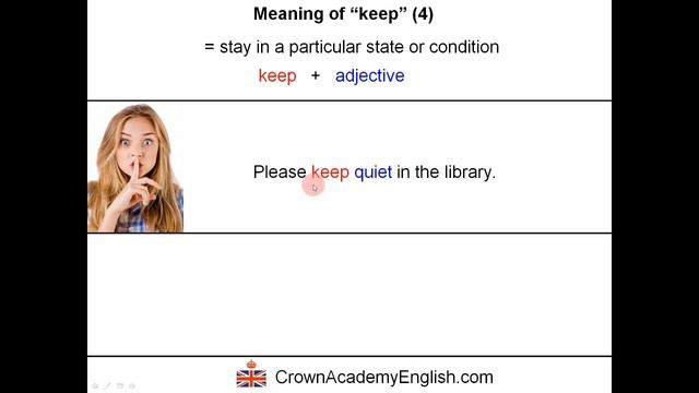 Irregular verb KEEP - 5 meanings and 2 expressions смотреть онлайн