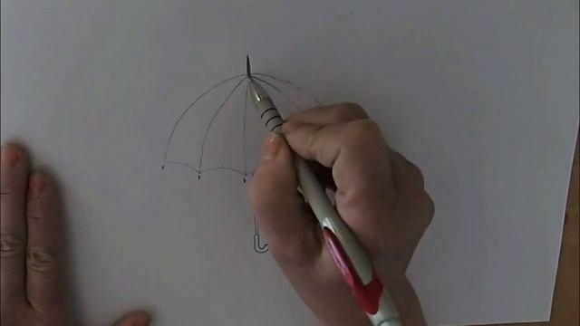 Учимся рисовать зонтик смотреть онлайн