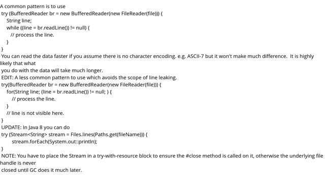 How can I read a large text file line by line using Java? смотреть онлайн