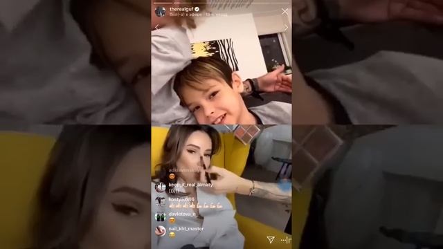 Эфир, где младший сын Айзы называет Гуфа папой. #ГуфАйза смотреть онлайн
