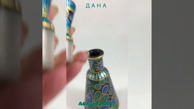 Графин для напитков из серии ДАНА. Точечная роспись от Adalina Art смотреть онлайн