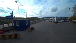 Проехал по трассе М12. Разгрузки в Подмосковье. Попал в огромную пробку на трассе А107.