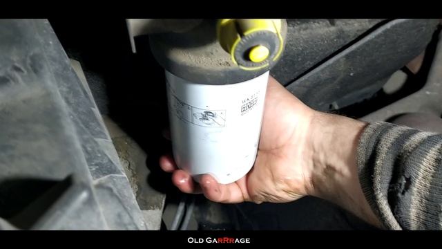 Как правильно поменять дизельный топливный фильтр своими руками смотреть онлайн