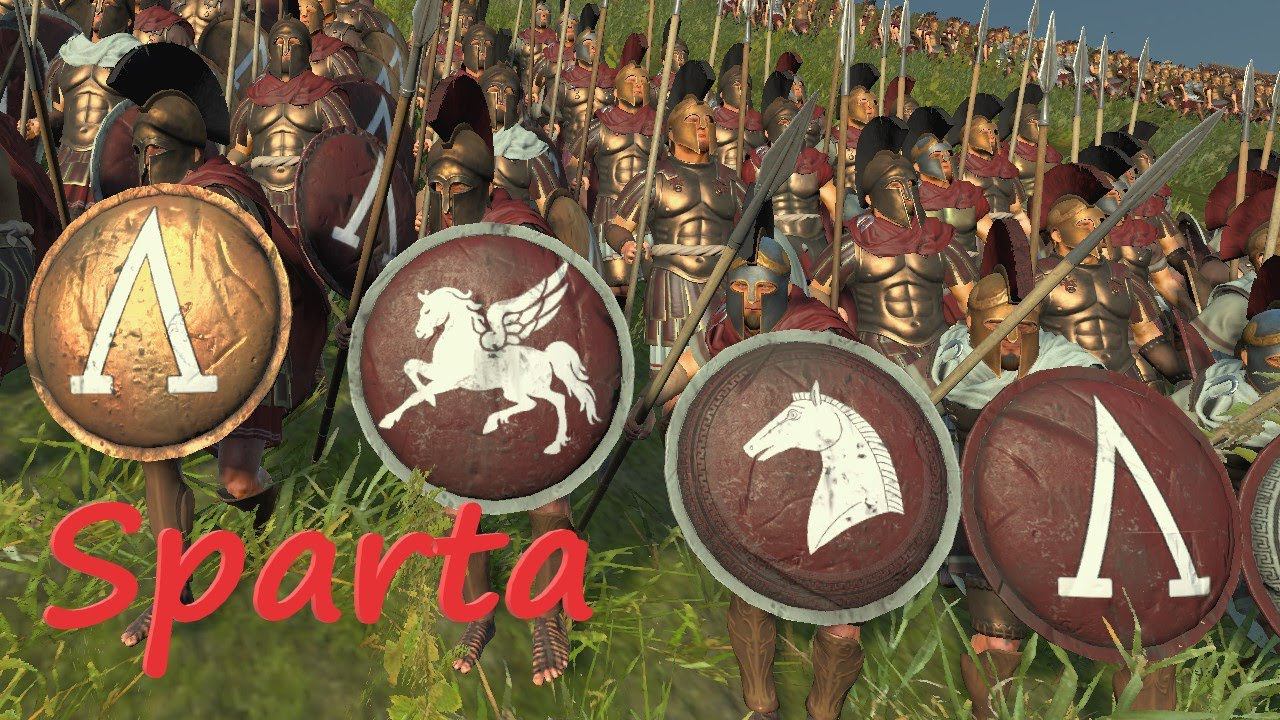 Обзор отрядов Спарты | Total War: Rome 2 | Спарта ТОП юниты | Моды смотреть онлайн