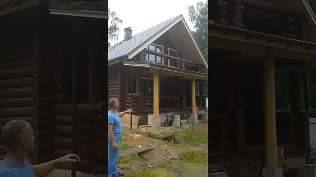 ▶ Наружная отделка деревянного дома из бревна | ✅ Мой Дом ВН - команда профессионалов смотреть онлайн