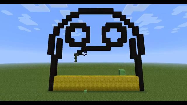 Постройка Pixel art от CaptnUsoppa #5 (Jake Adventure Time) смотреть онлайн