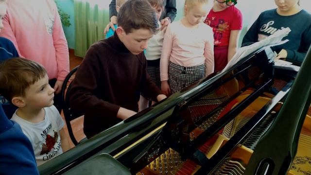 Встреча Матвея Орлова с анс. Элегия. ДШИ Чаплыгин смотреть онлайн