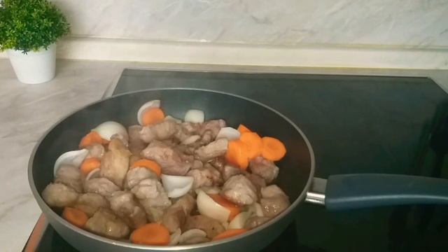 Готовлю Два раЗа в День И прОсят еЩе!! Жаркое с МяСоМ и ОвоЩами...
